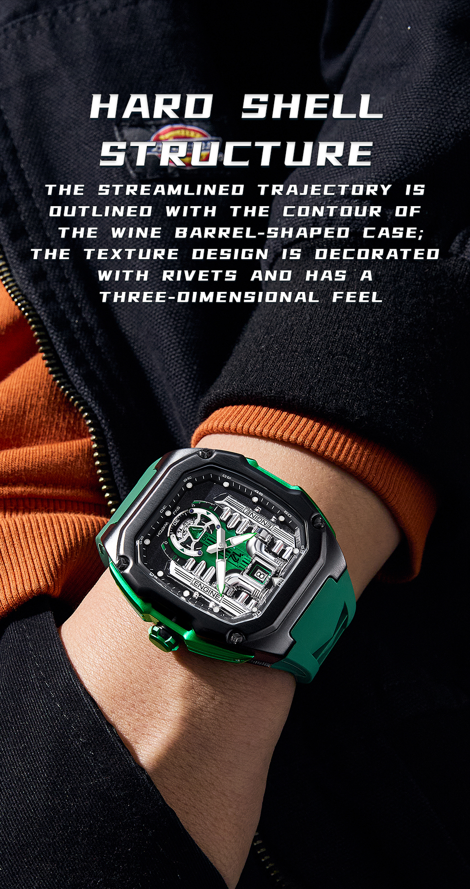 LILUOKE V12 Watch Engine Upgraded version Watch