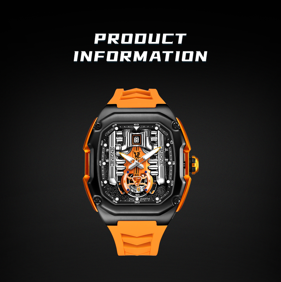 LILUOKE V12 Watch Engine Upgraded version Watch