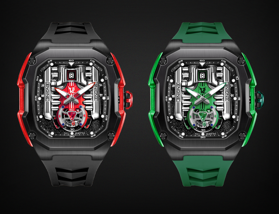 LILUOKE V12 Watch Engine Upgraded version Watch